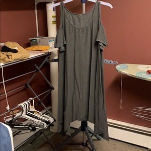 Cold Shoulder Sharkbite Dress